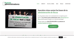 Desktop Screenshot of nuevosadministradores.com